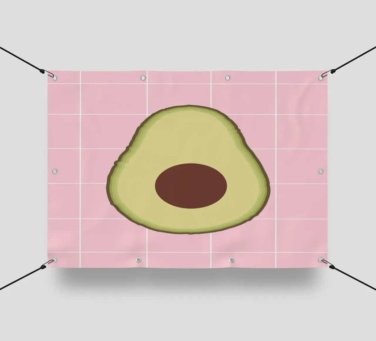 Avocado Slice telo in pvc da Attaboy Dsgn