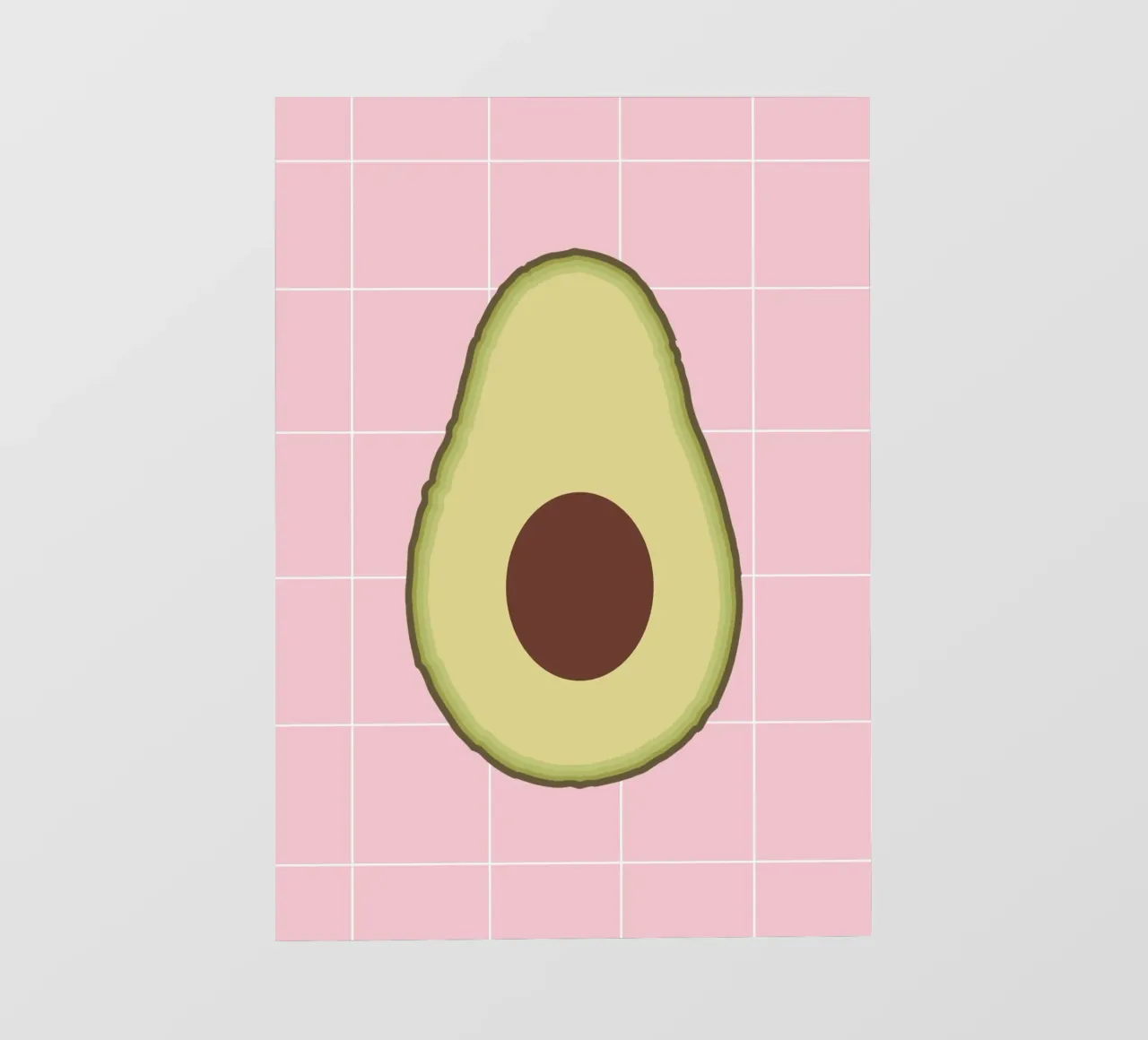 Avocado Slice telo in pvc da Attaboy Dsgn