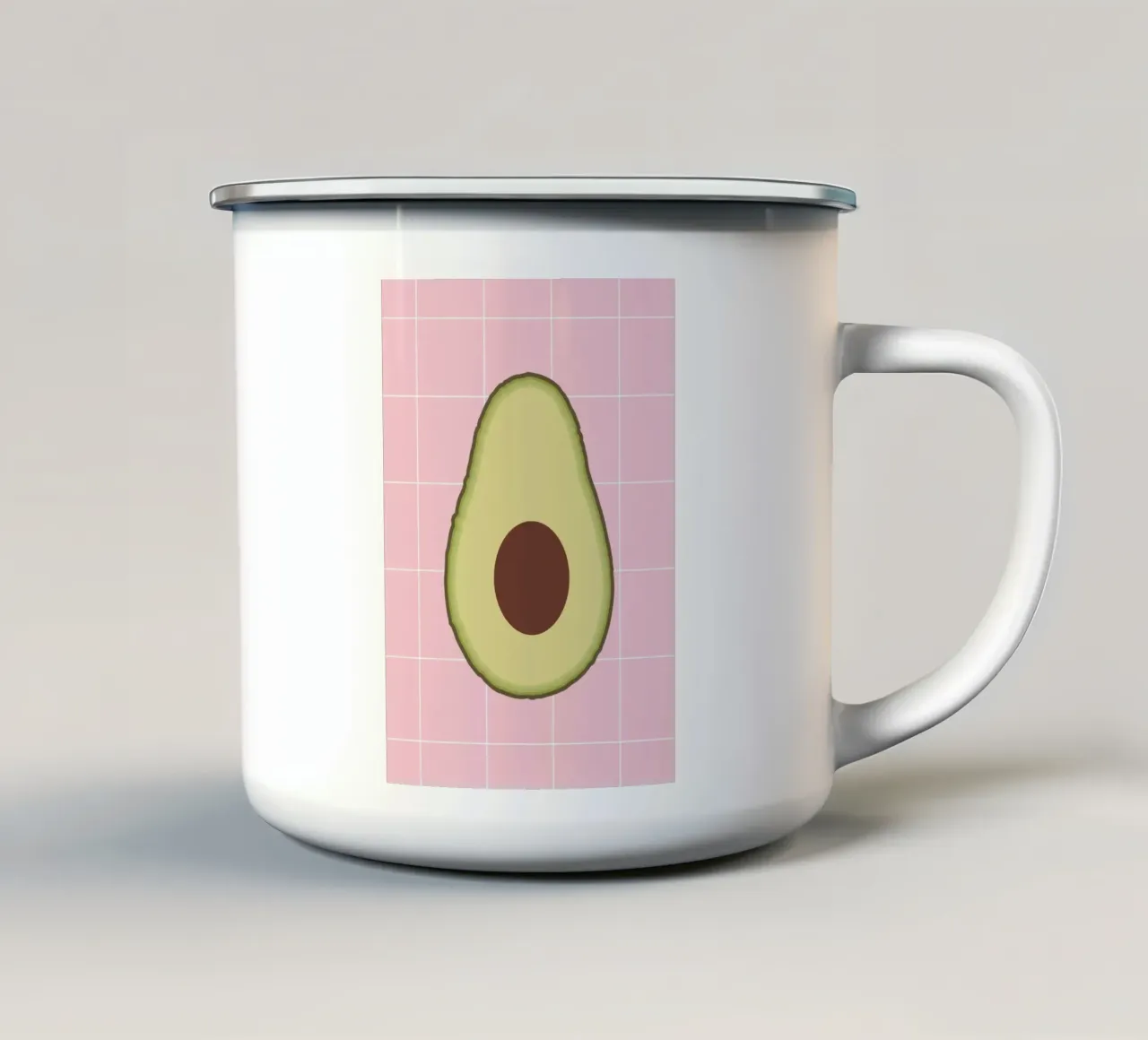 Avocado Slice tazza in smalto da Attaboy Dsgn