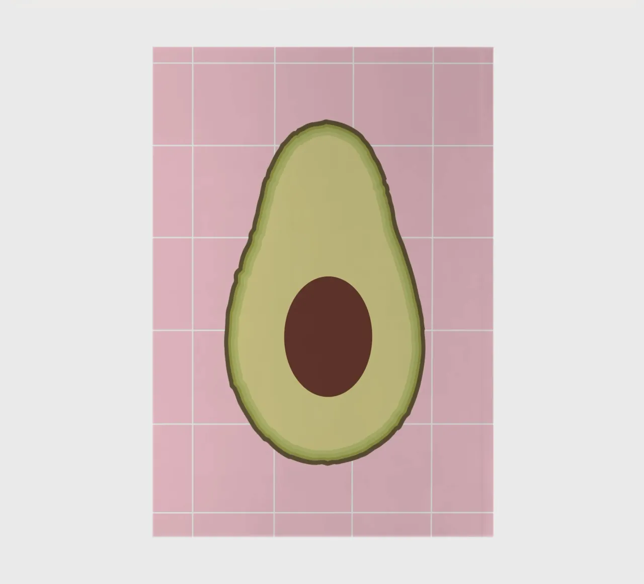 Avocado Slice notebook by Attaboy Dsgn