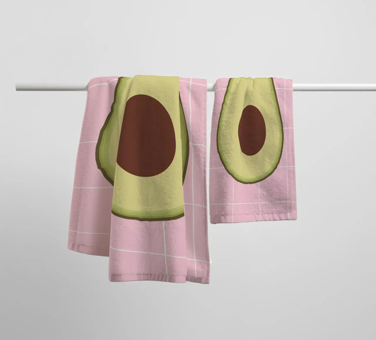 Avocado Slice asciugamano da bagno da Attaboy Dsgn