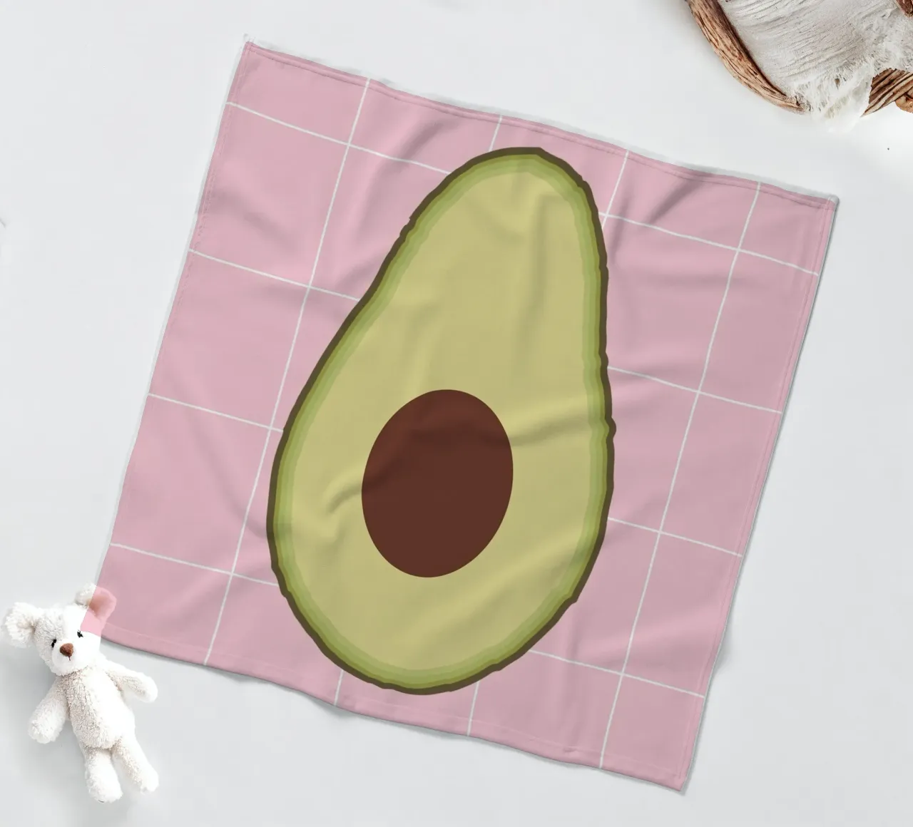 Avocado Slice coperta in pile da Attaboy Dsgn