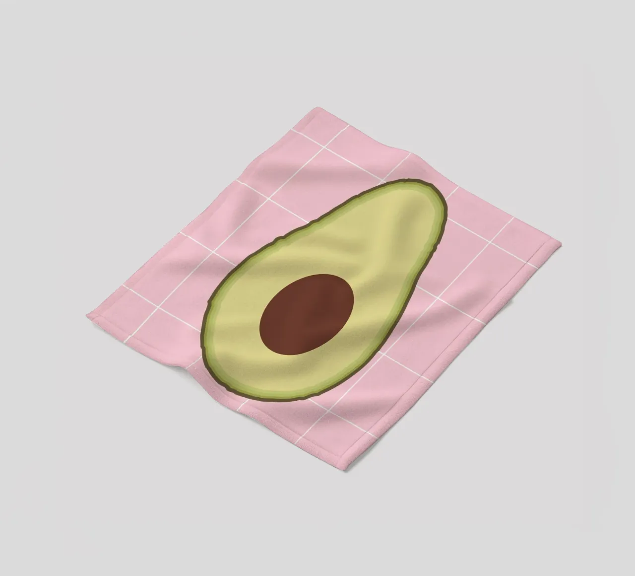 Avocado Slice coperta in pile da Attaboy Dsgn
