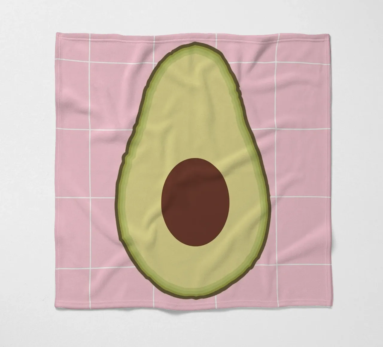 Avocado Slice coperta in pile da Attaboy Dsgn