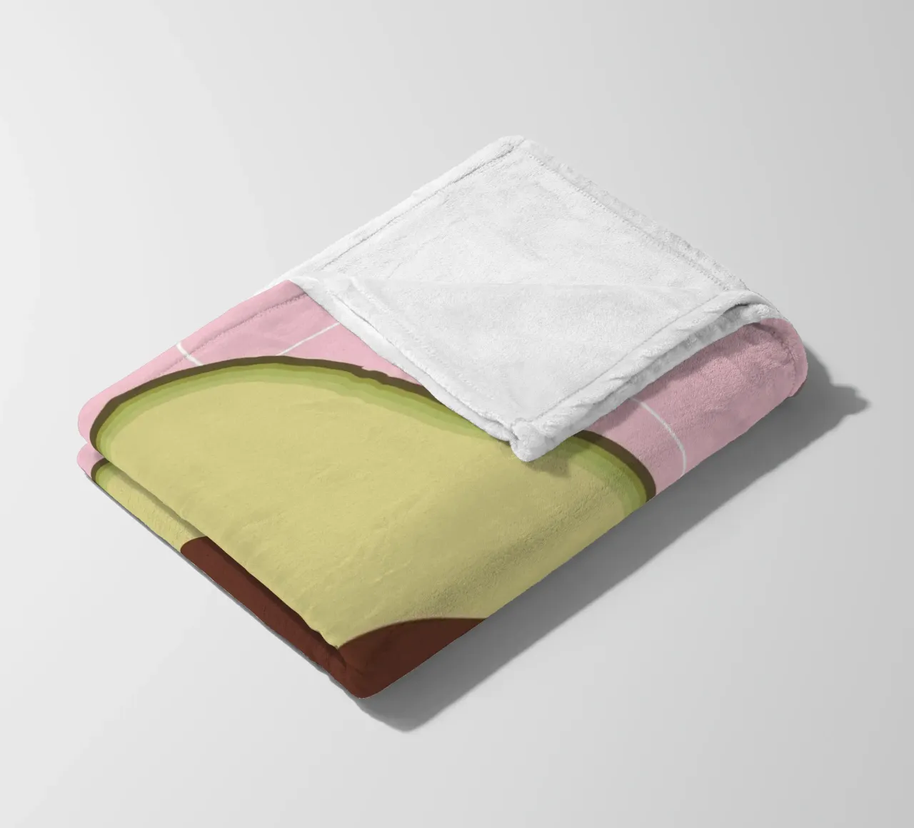 Avocado Slice coperta in pile da Attaboy Dsgn