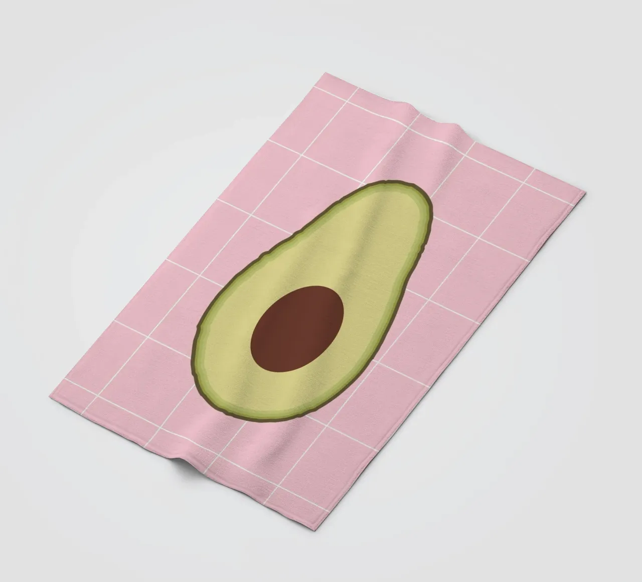 Avocado Slice coperta in pile da Attaboy Dsgn
