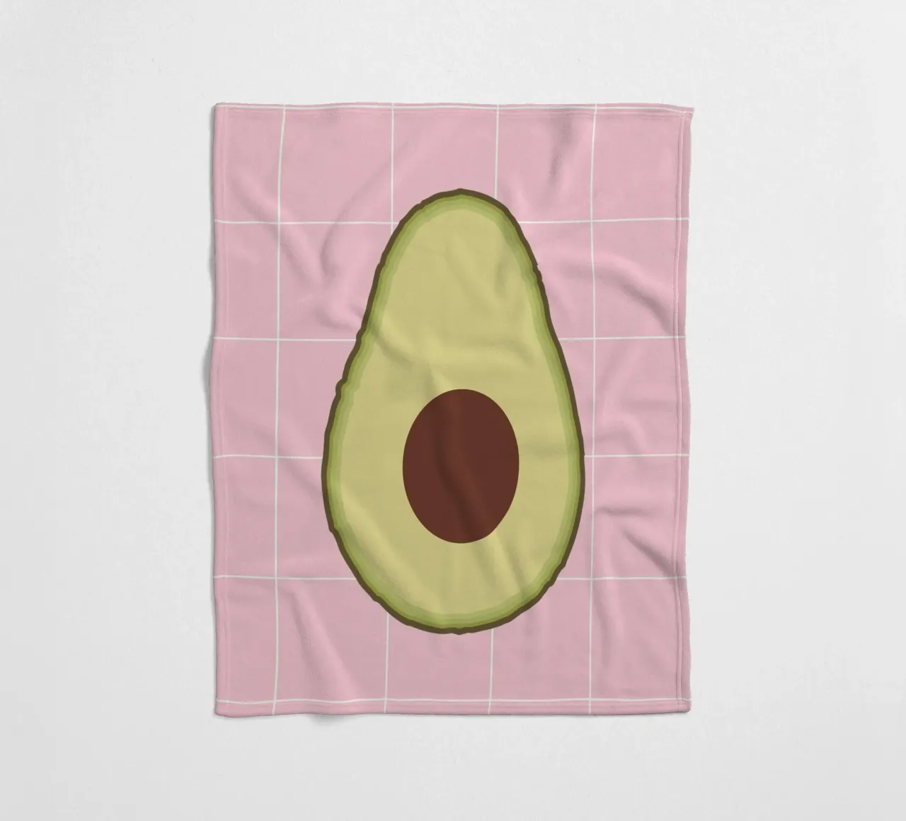 Avocado Slice coperta in pile da Attaboy Dsgn