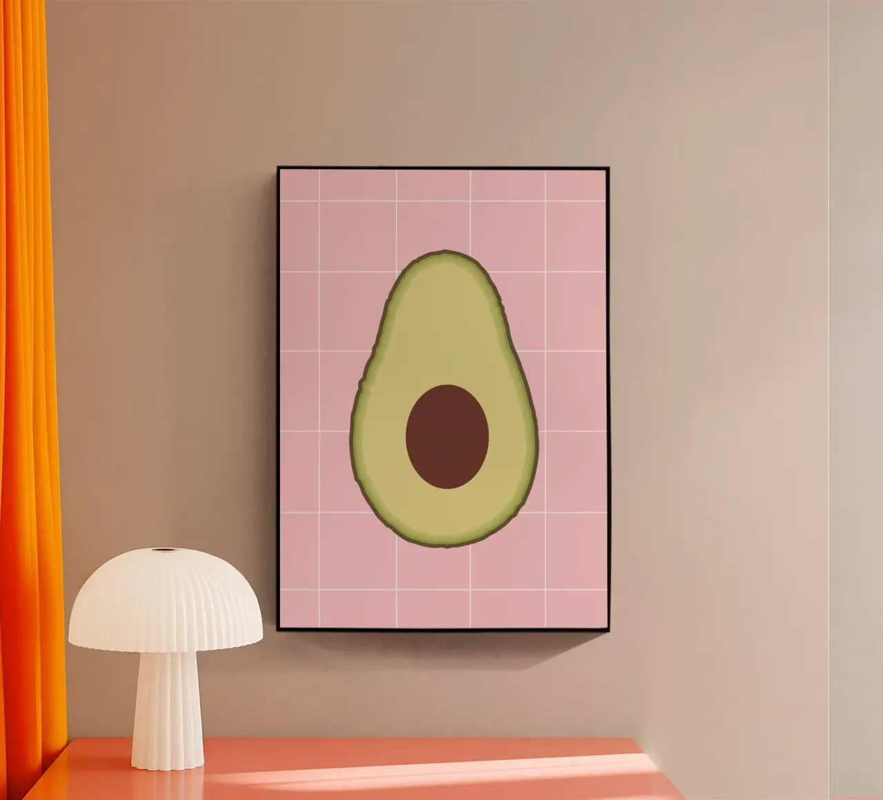 Avocado Slice plexiglass da Attaboy Dsgn