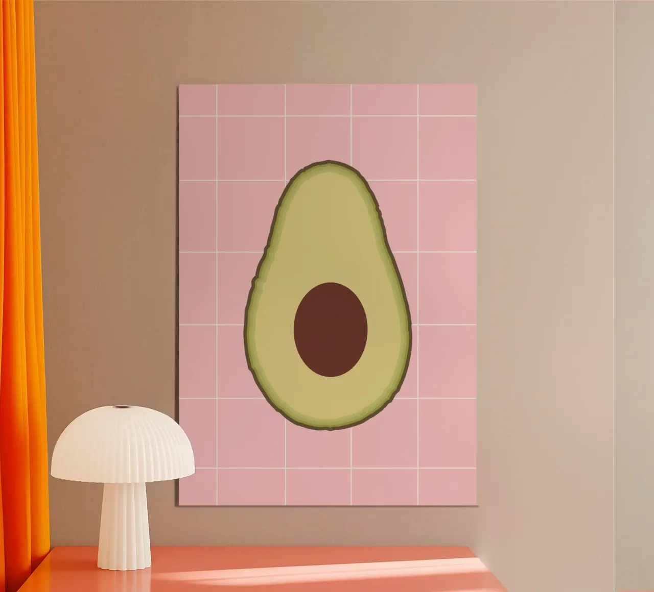 Avocado Slice poster da Attaboy Dsgn