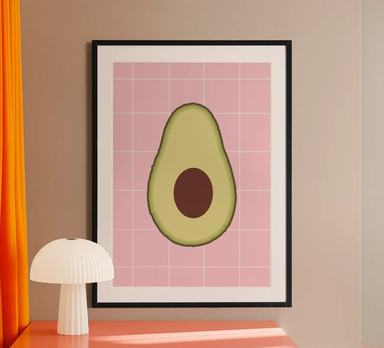 Avocado Slice poster da Attaboy Dsgn