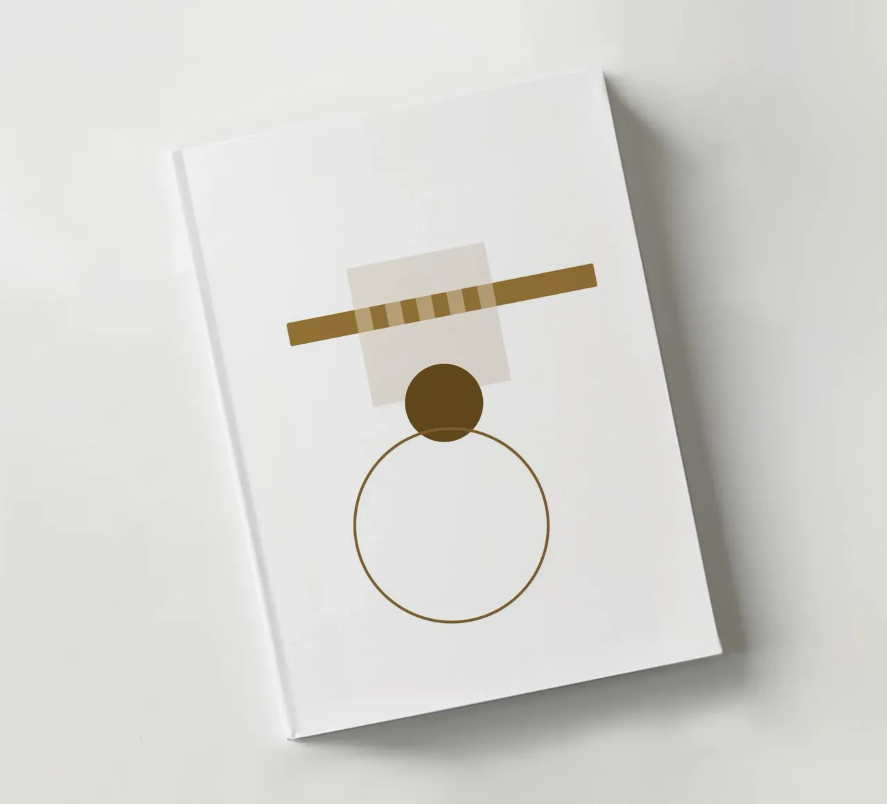 Minimal Geometry #3 notebook by Ella.Wilfriede