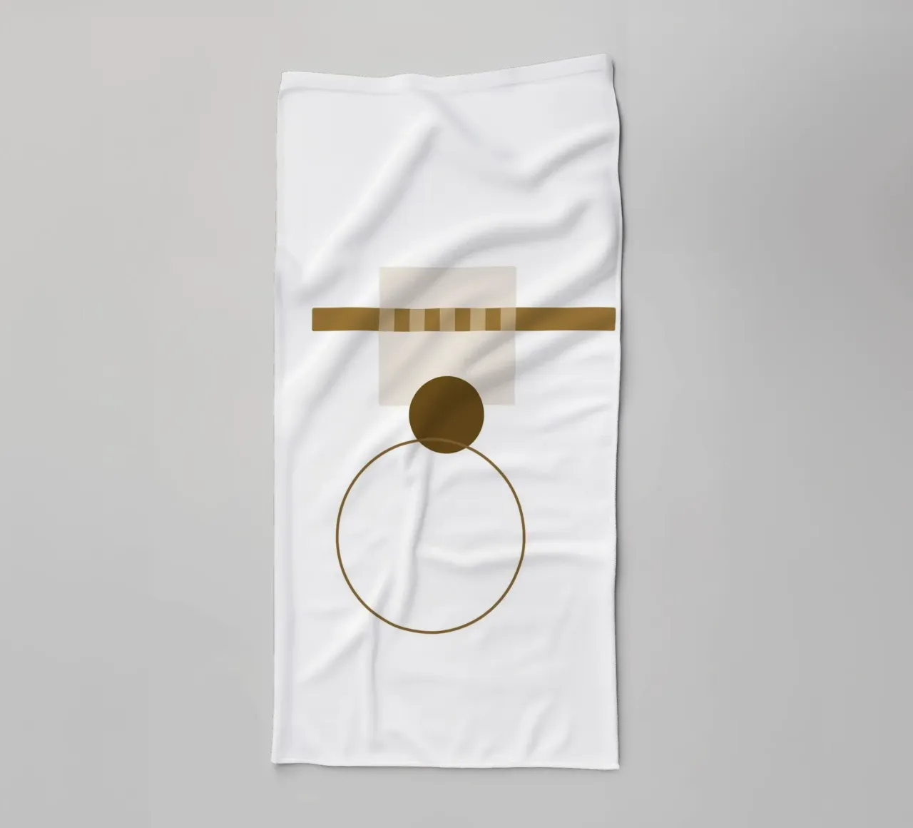 Minimal Geometry #3 towel by Ella.Wilfriede