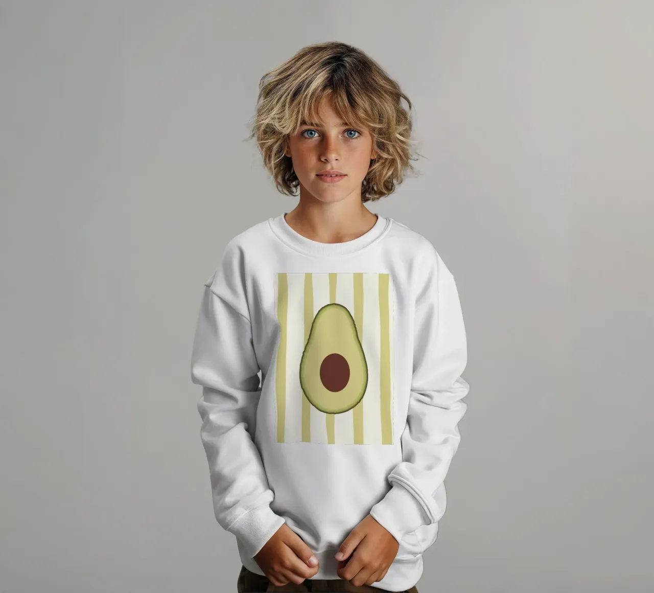 Avocado Slice felpa bambino da Attaboy Dsgn