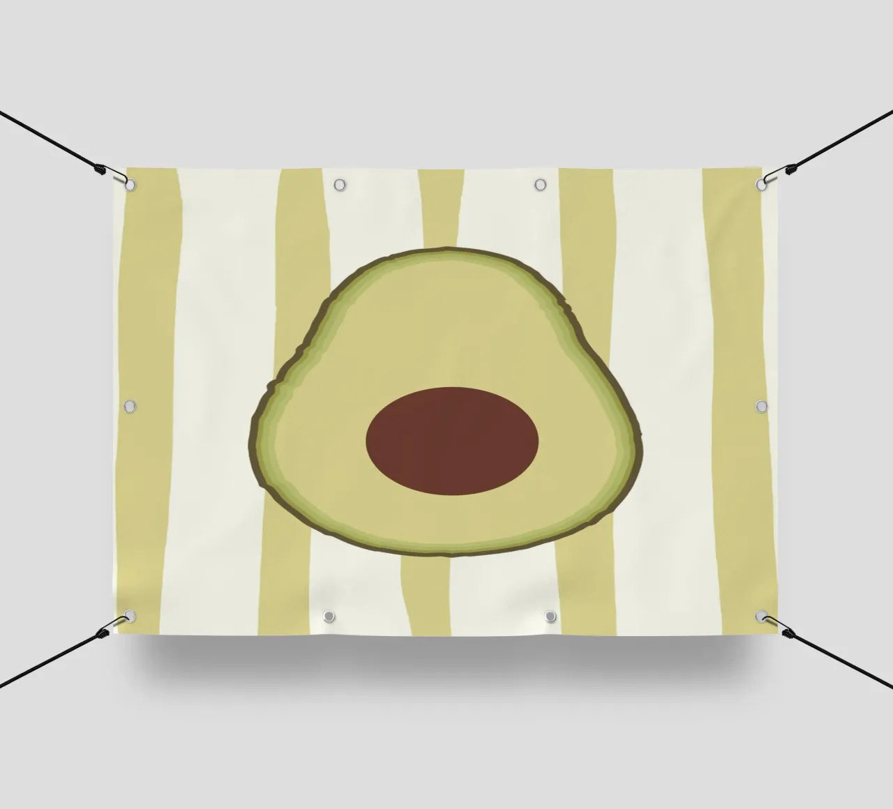 Avocado Slice telo in pvc da Attaboy Dsgn