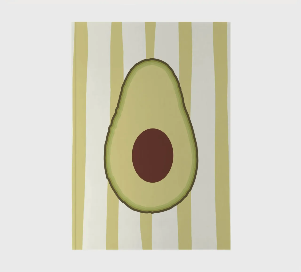 Avocado Slice notebook by Attaboy Dsgn