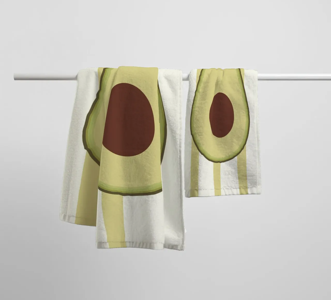 Avocado Slice asciugamano da bagno da Attaboy Dsgn