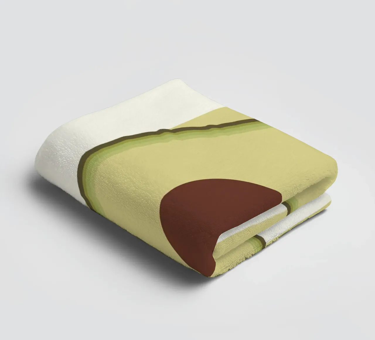 Avocado Slice asciugamano da bagno da Attaboy Dsgn
