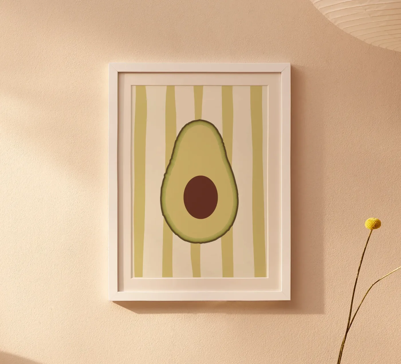Avocado Slice Poster von Attaboy Dsgn