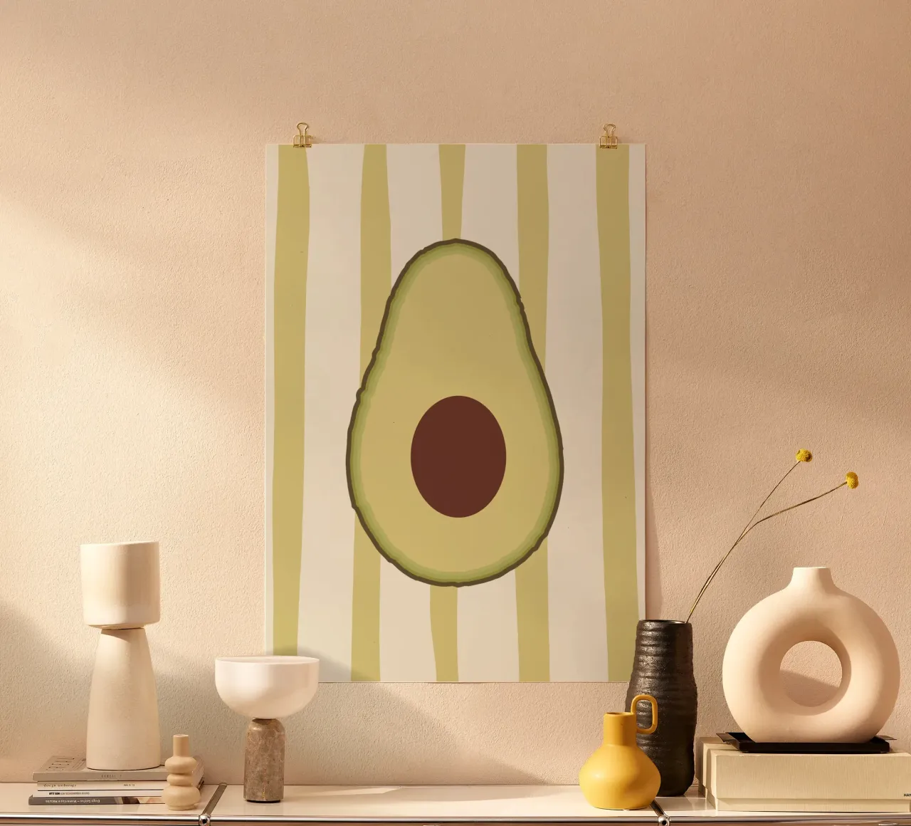 Avocado Slice poster da Attaboy Dsgn
