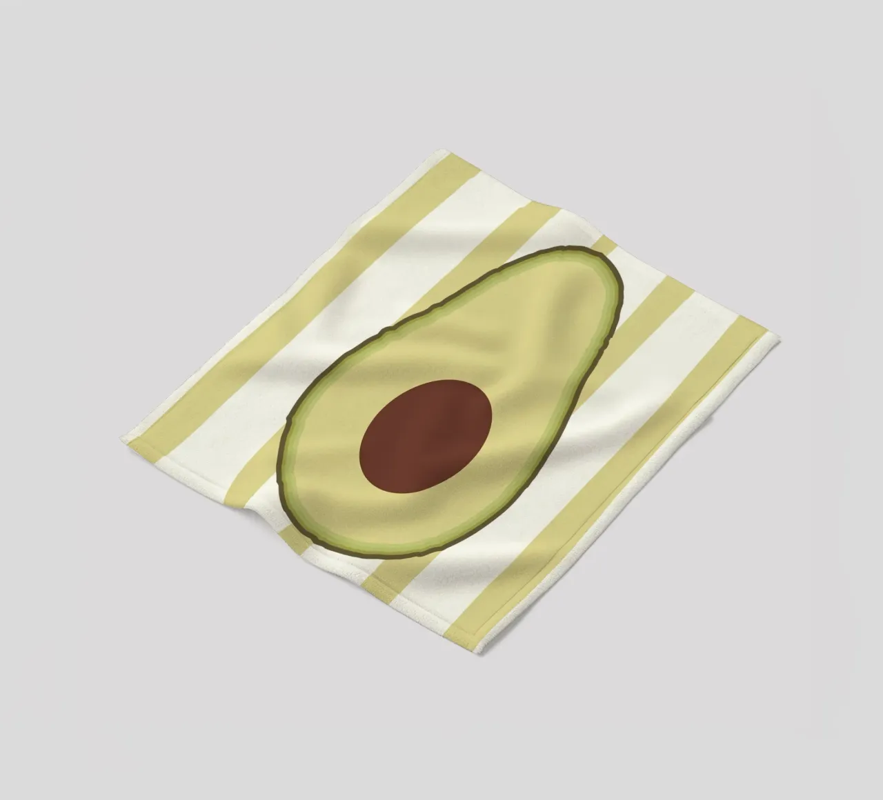 Avocado Slice coperta in pile da Attaboy Dsgn