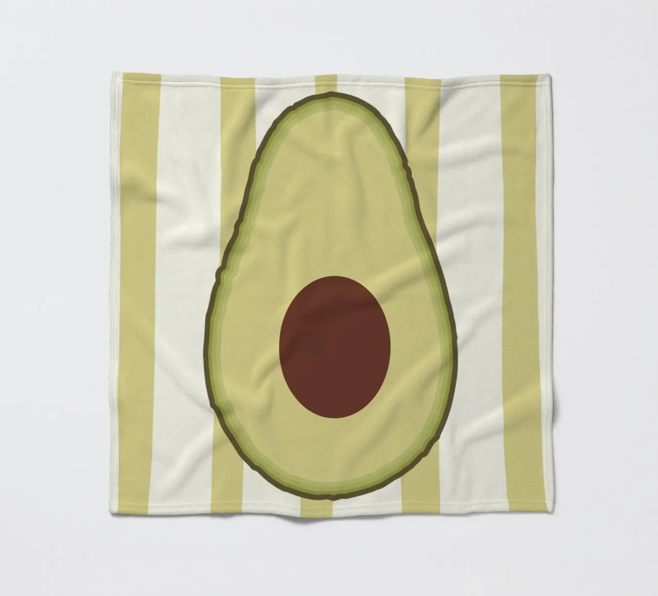 Avocado Slice coperta in pile da Attaboy Dsgn