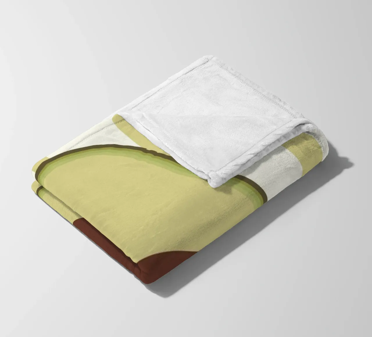 Avocado Slice coperta in pile da Attaboy Dsgn