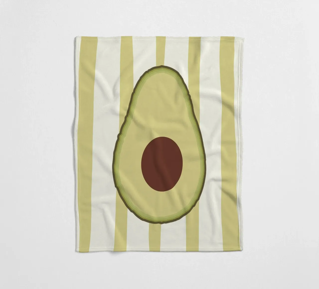 Avocado Slice coperta in pile da Attaboy Dsgn