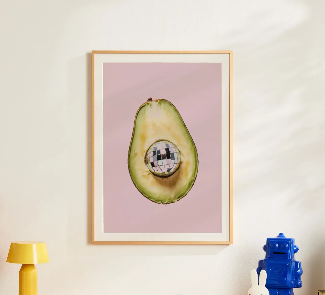 Funky Disco Avocado poster da Attaboy Dsgn