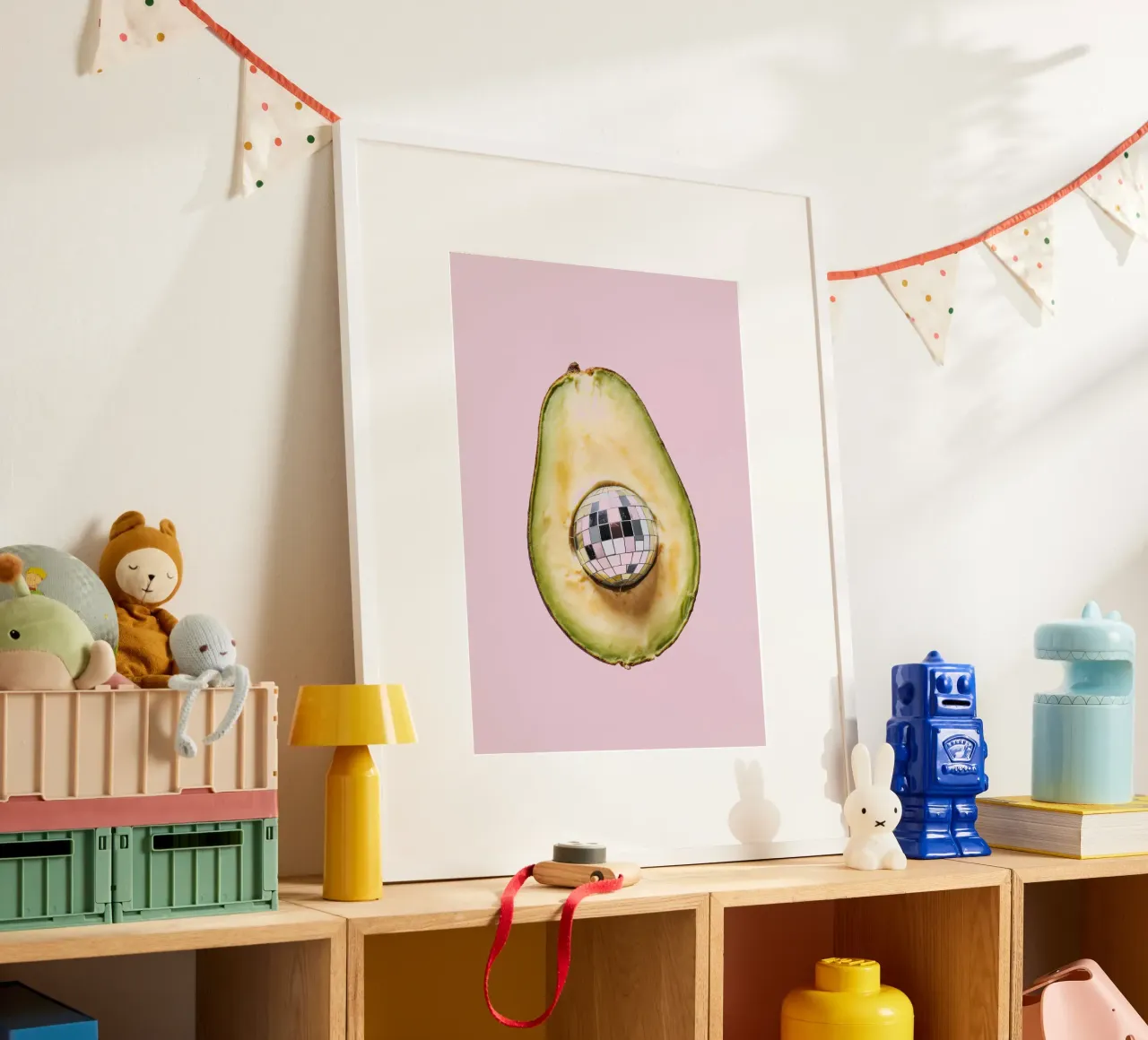 Funky Disco Avocado poster da Attaboy Dsgn