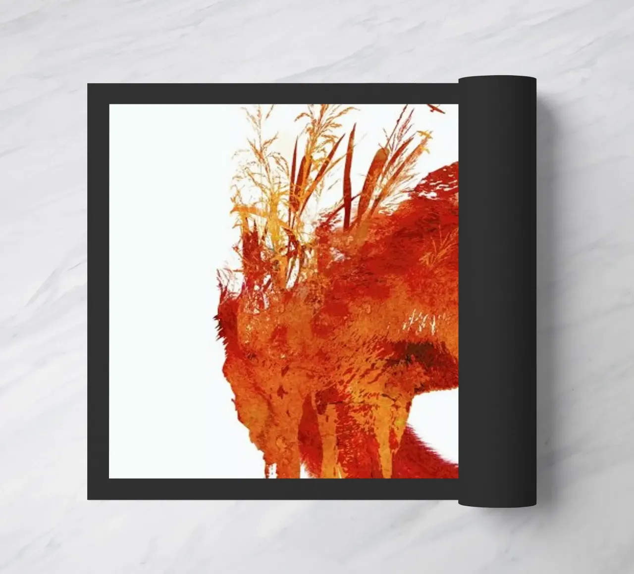 Plattensee Fox doormat by Róbert Farkas