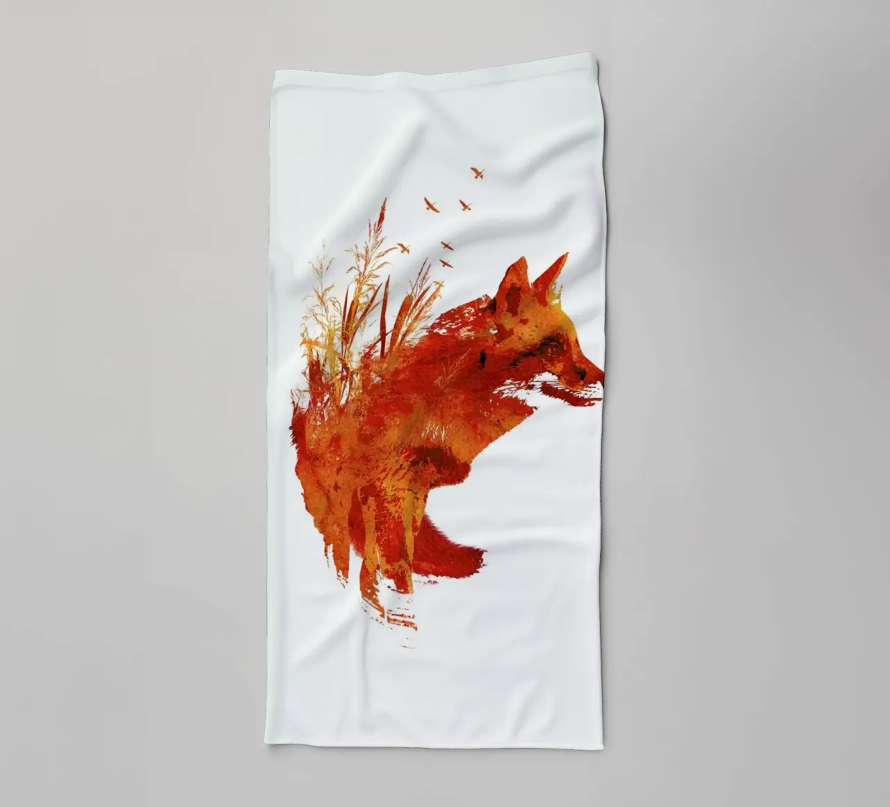 Plattensee Fox serviette de bain de Róbert Farkas