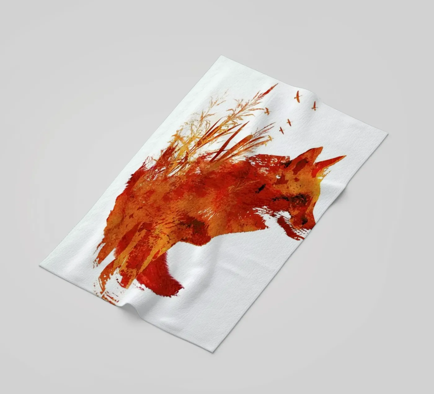 Plattensee Fox Strandtuch von Róbert Farkas