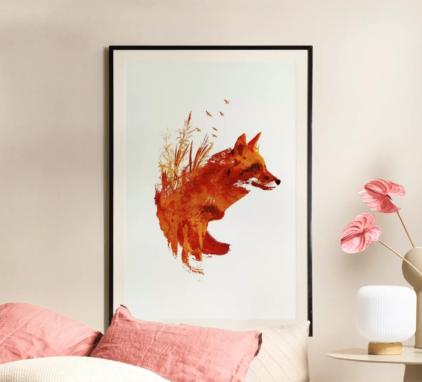 Plattensee Fox poster by Róbert Farkas