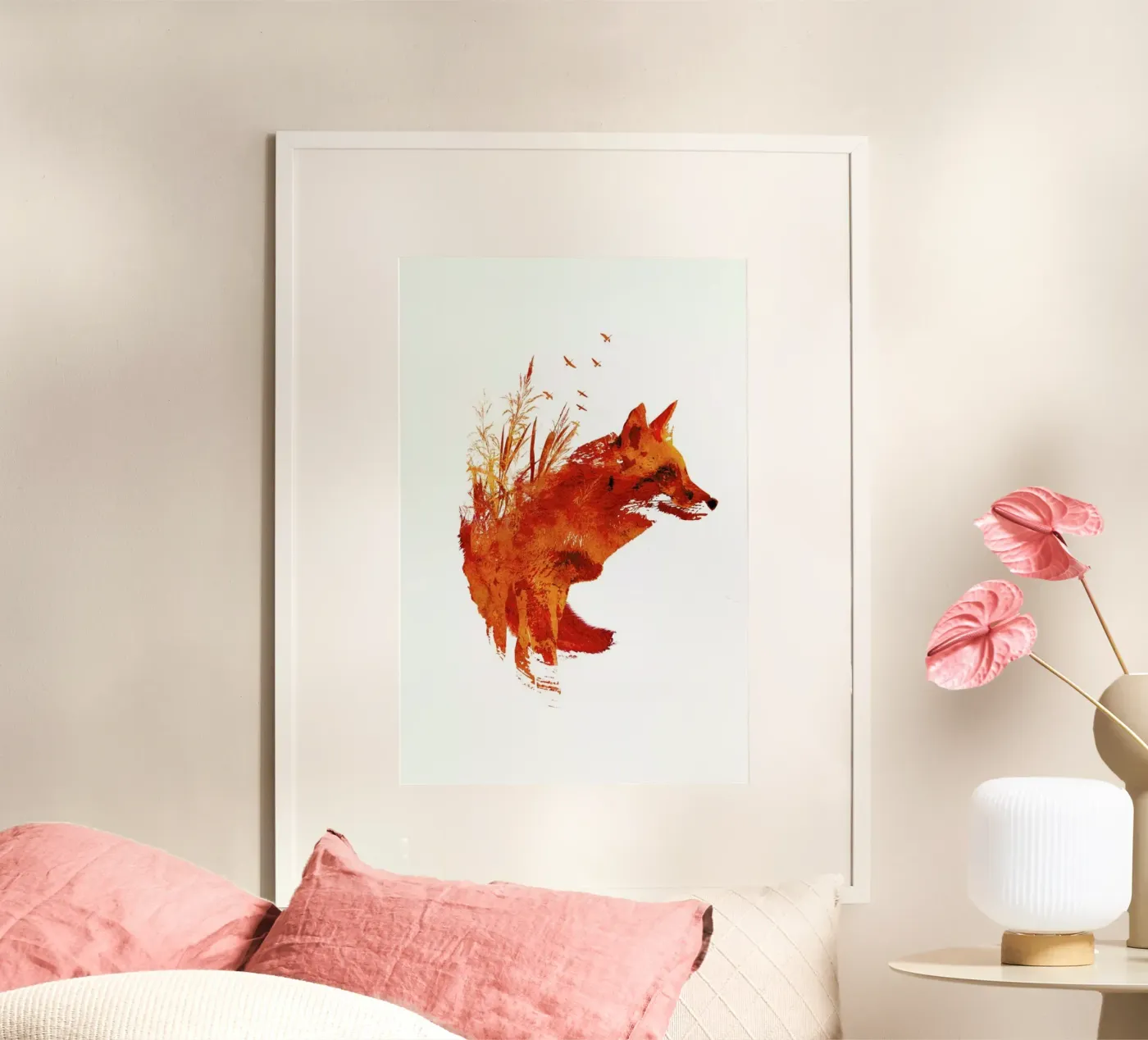 Plattensee Fox poster by Róbert Farkas