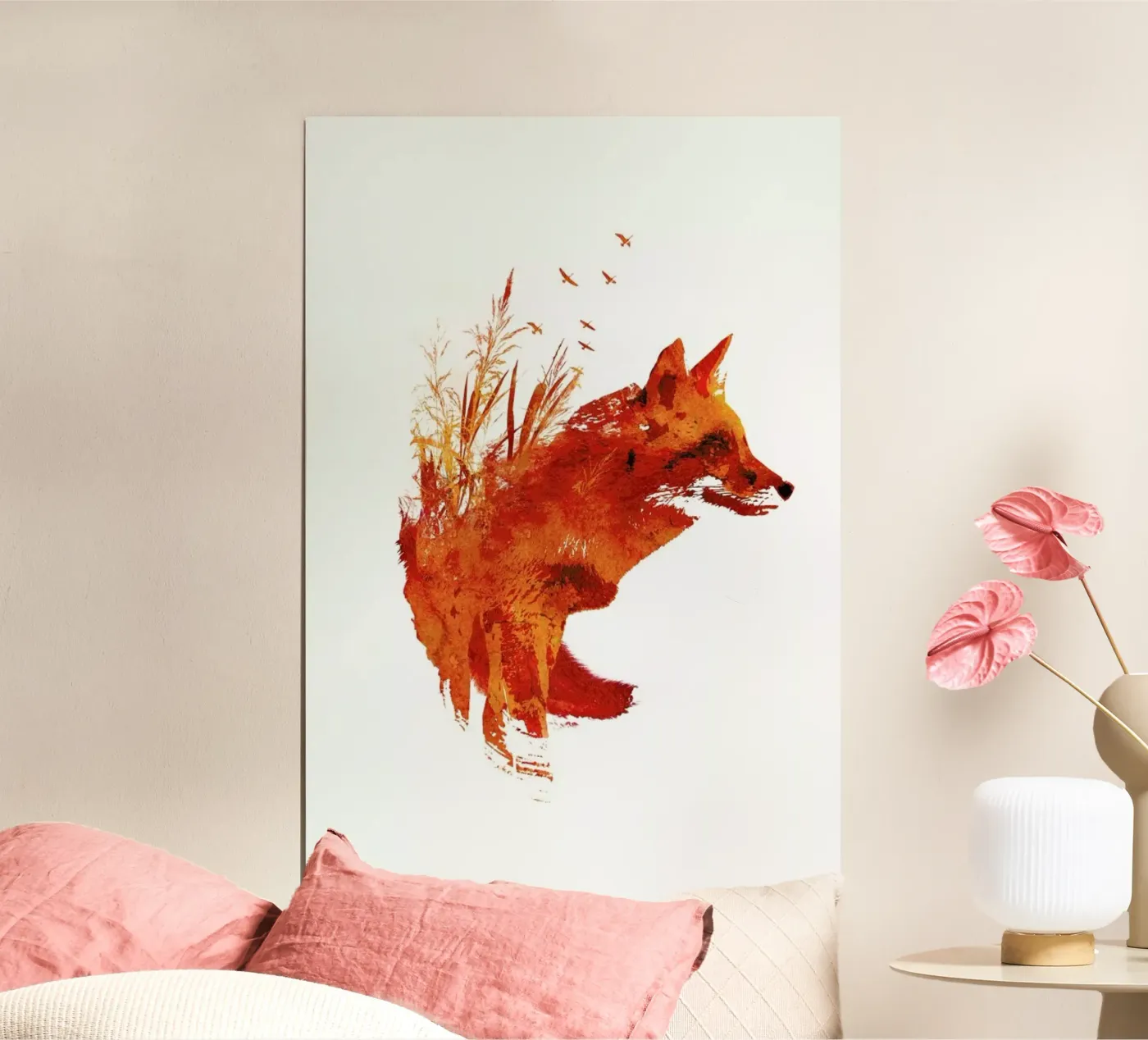 Plattensee Fox poster by Róbert Farkas