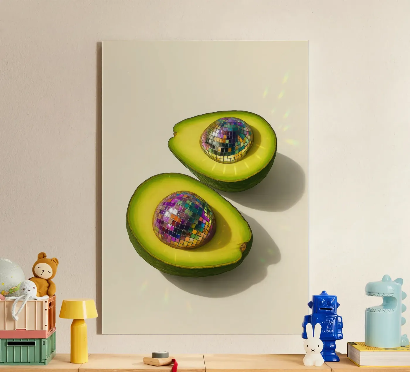 Disco Avocado Acryl-Glas von Attaboy Dsgn