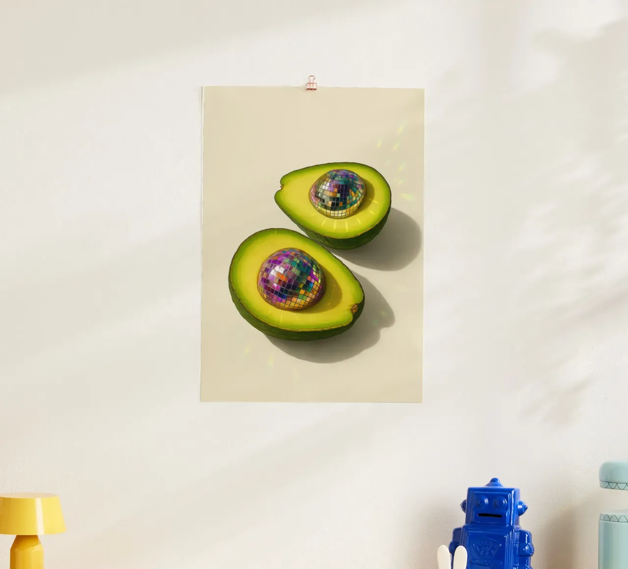 Disco Avocado poster da Attaboy Dsgn