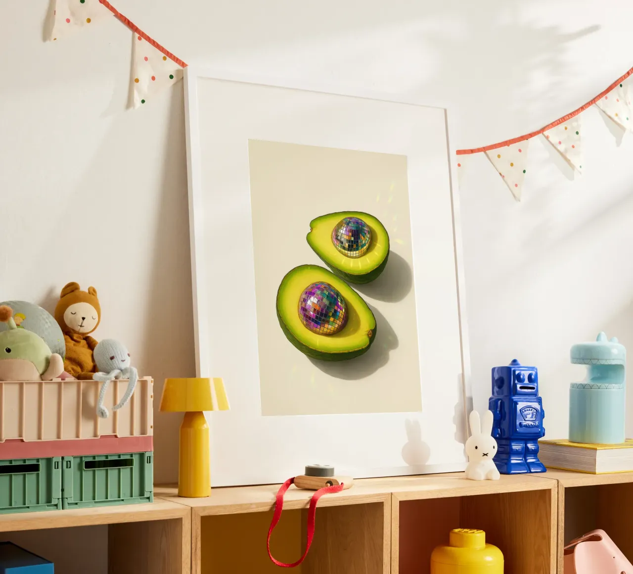 Disco Avocado poster da Attaboy Dsgn