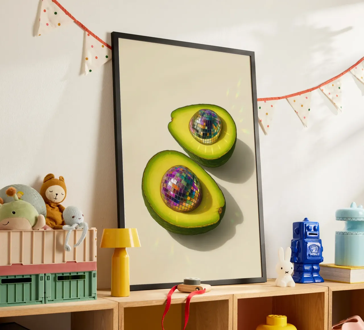 Disco Avocado poster da Attaboy Dsgn