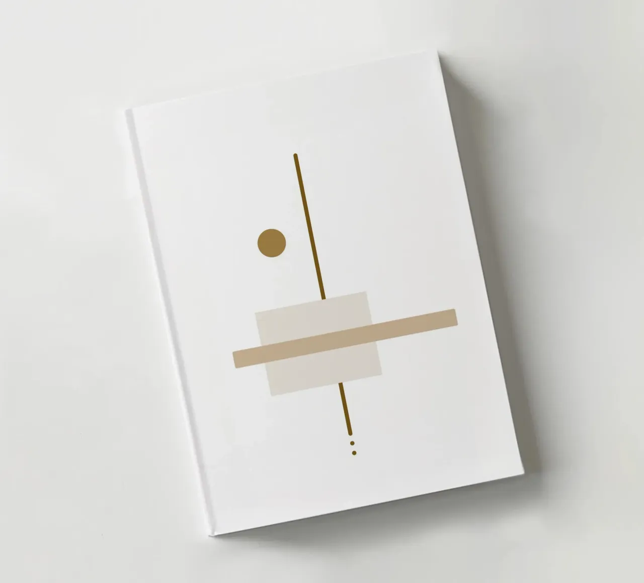Minimal Geometry #4 notebook by Ella.Wilfriede