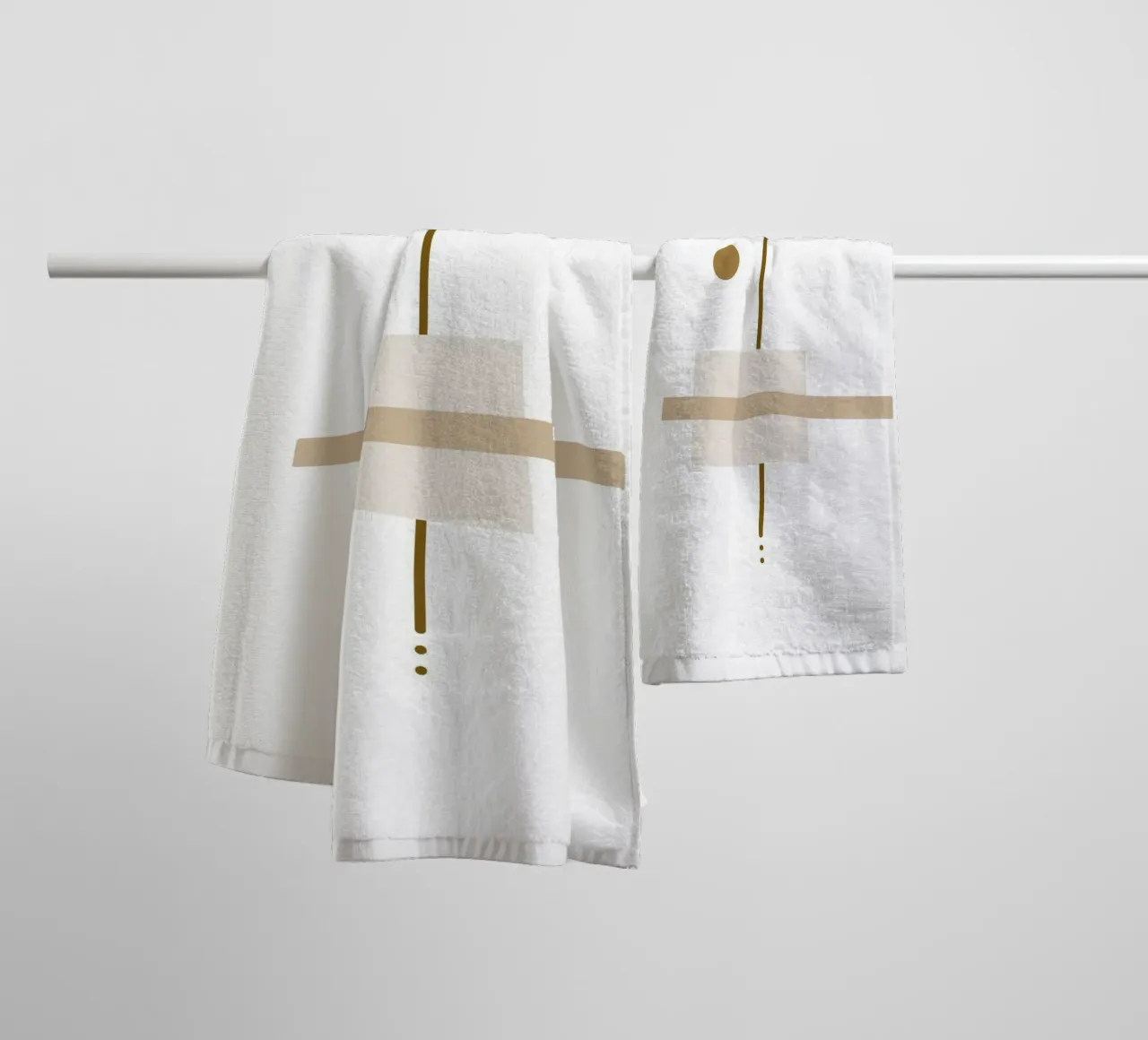 Minimal Geometry #4 towel by Ella.Wilfriede