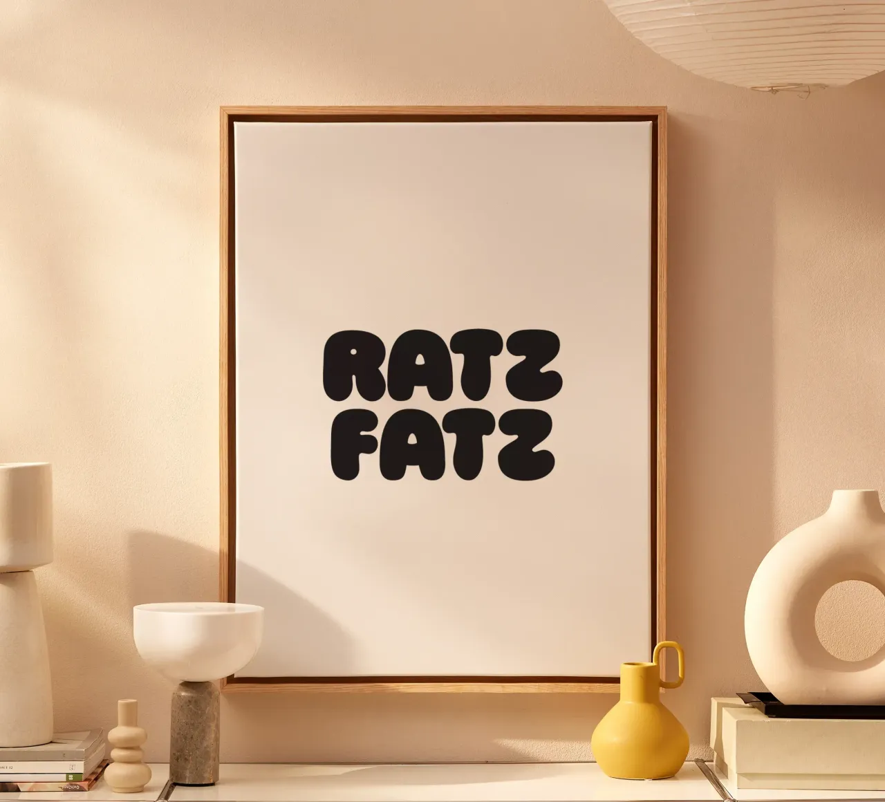 Ratz Fatz canvas met Baklijst van Verplanungsagentur