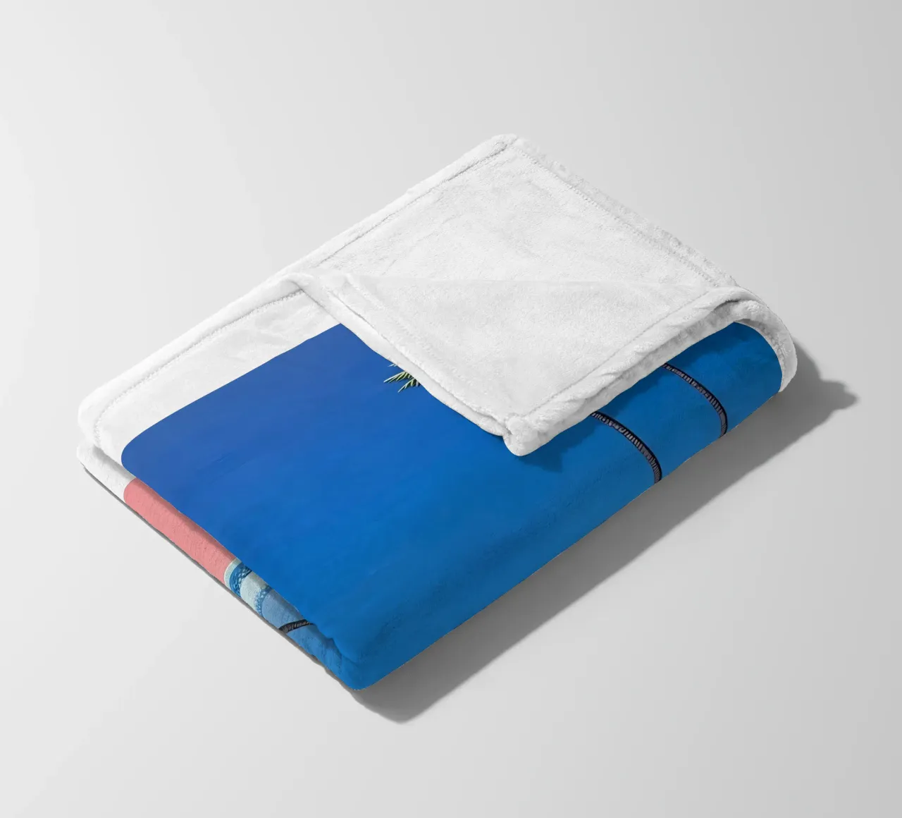 Auto rossa su una bella spiaggia coperta in pile da HKS JAPANESESTORE