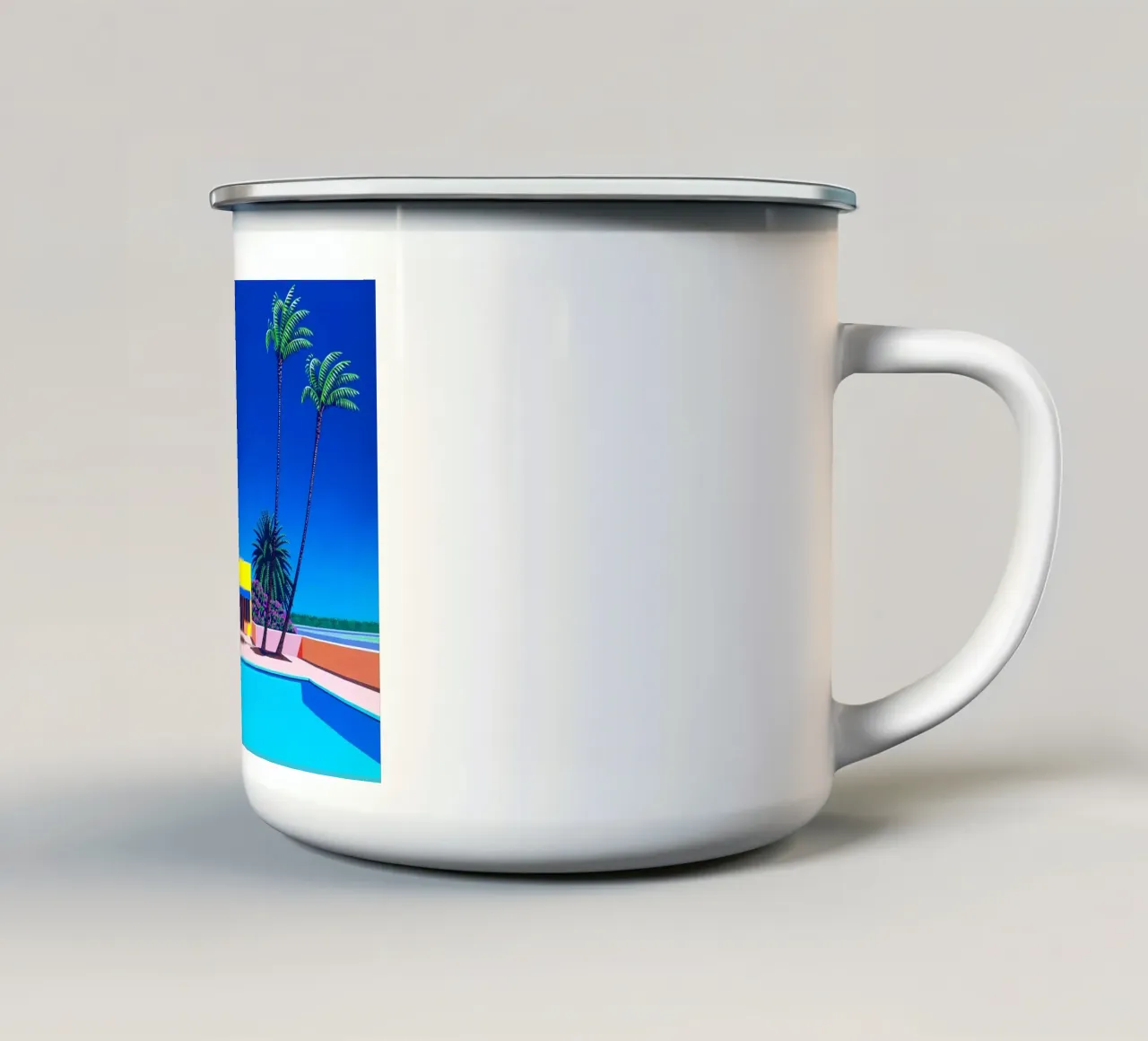 Piscina e ufficio tazza in smalto da HKS JAPANESESTORE