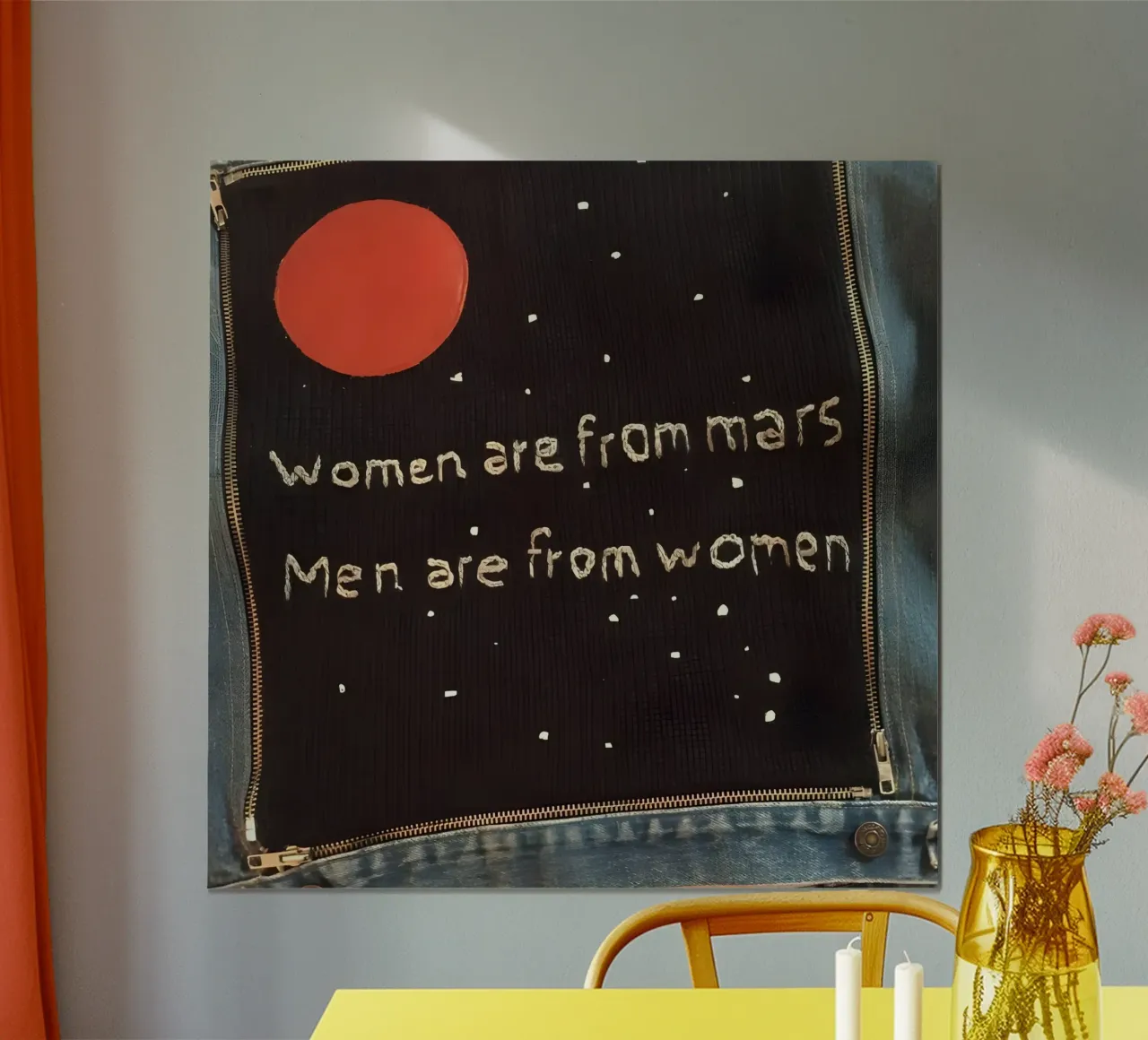 Women are from mars poster da Type & Tape