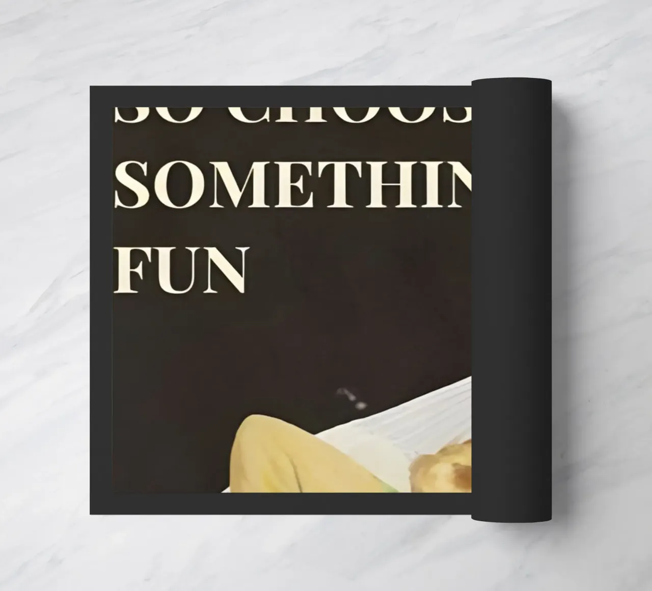 'Everything will kill you, so choose something fun' zerbino da Type & Tape
