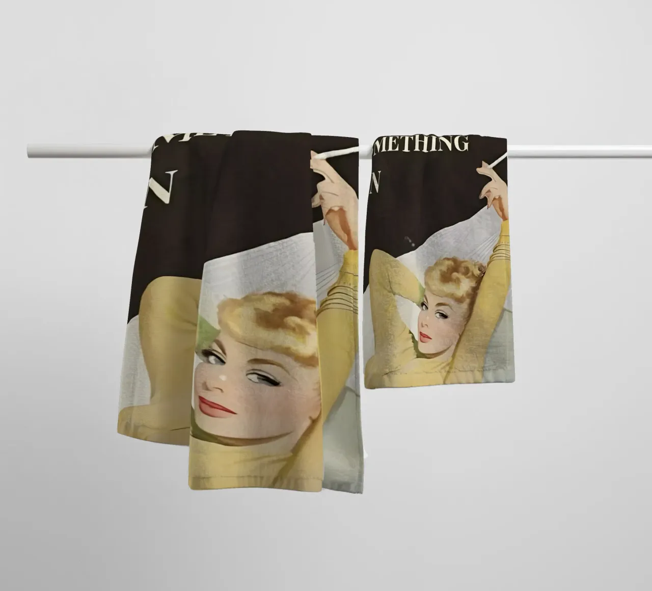 'Everything will kill you, so choose something fun' asciugamano da bagno da Type & Tape