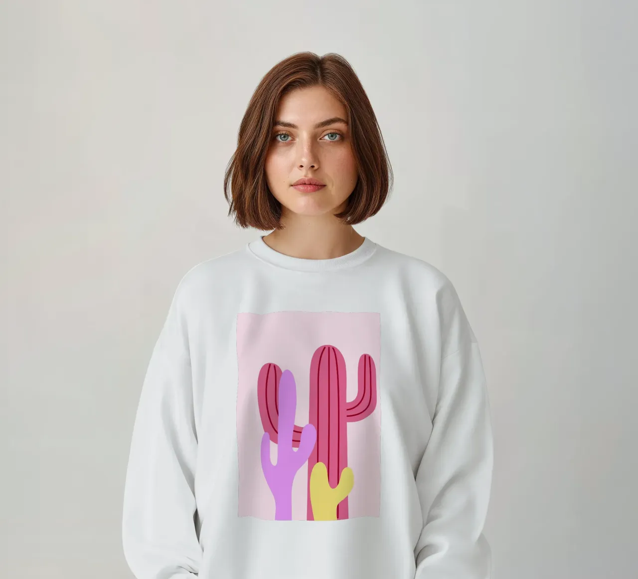 Cactus Calm felpa da Attaboy Dsgn