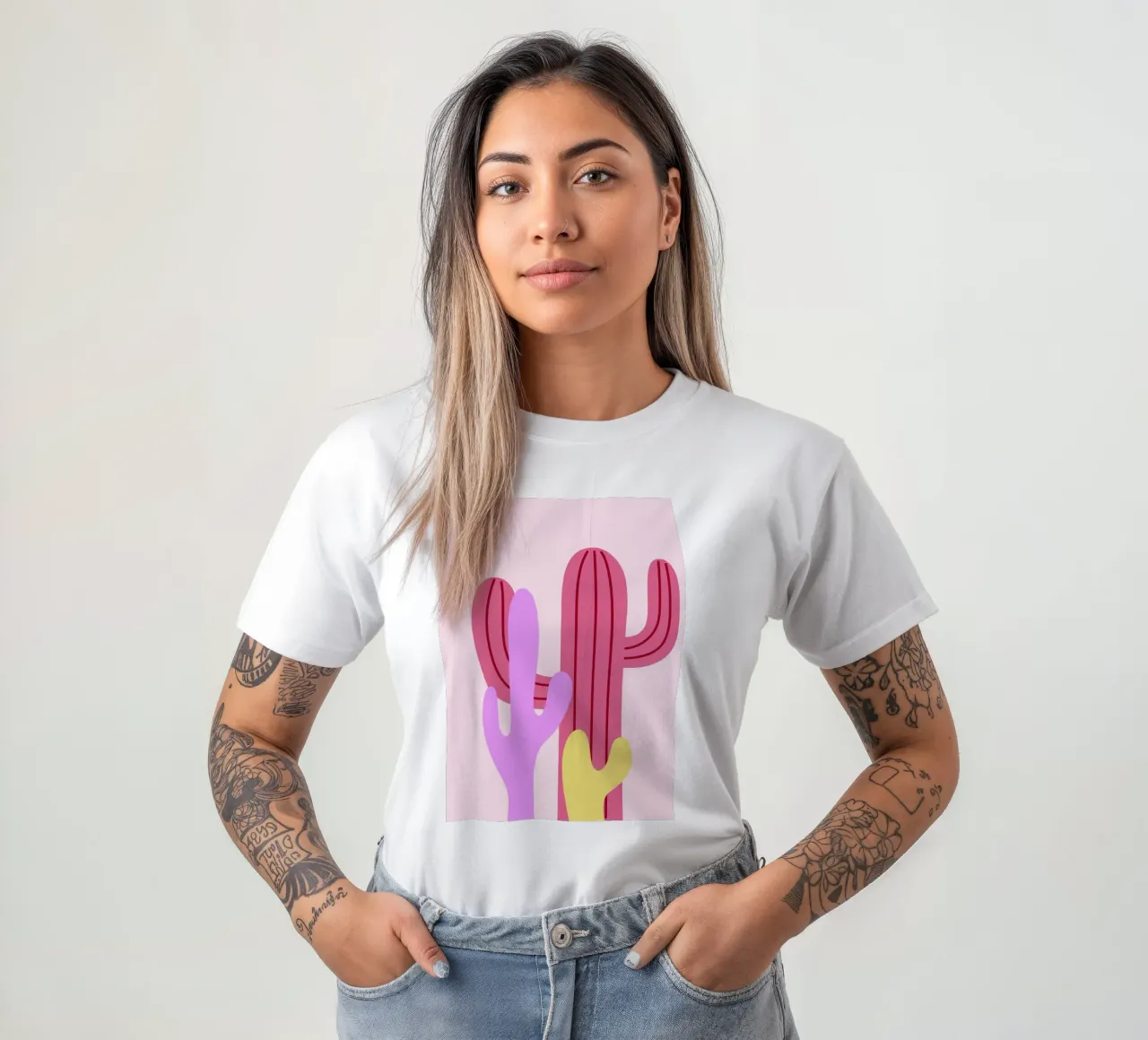 Cactus Calm t-shirt da Attaboy Dsgn