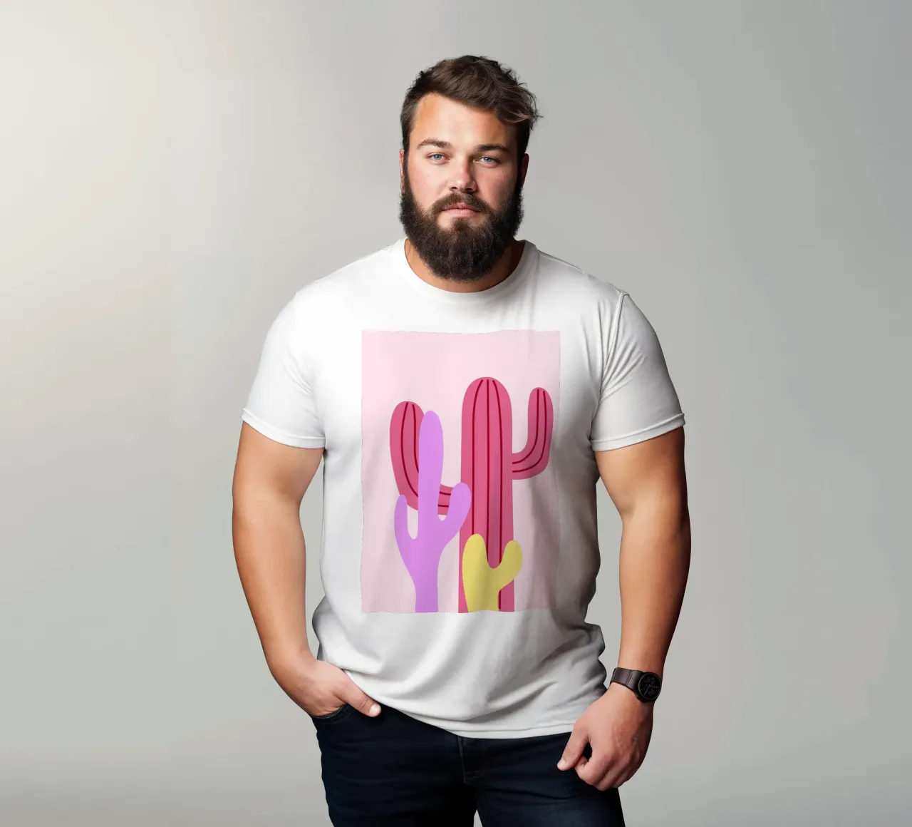 Cactus Calm t-shirt da Attaboy Dsgn